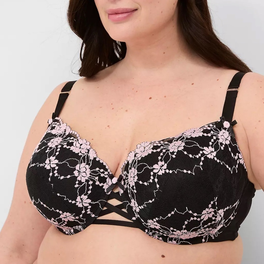 Cacique Cross Dye Lace Boost Balconette
